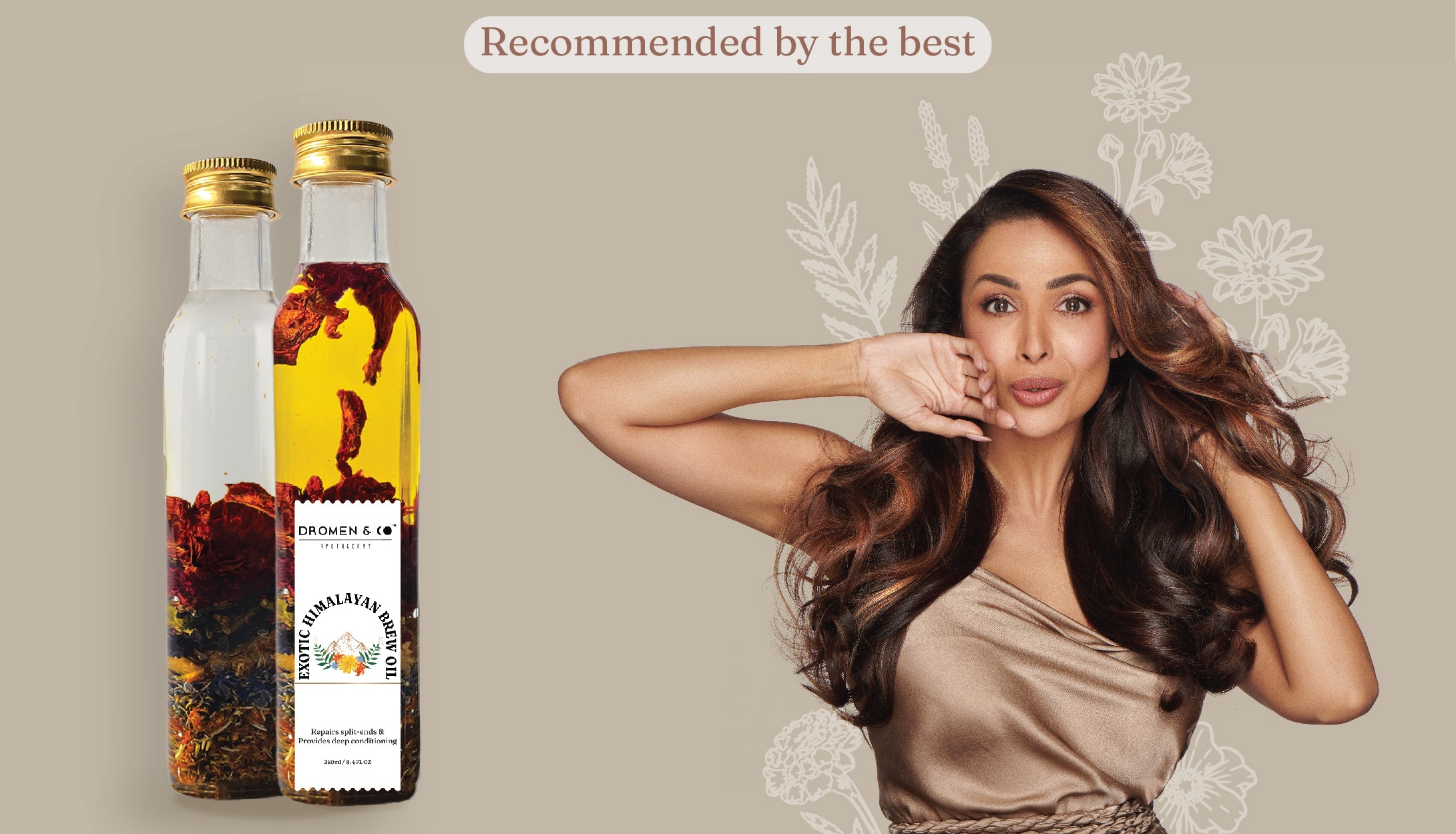 The Best Natural Hair Oil for Hair Growth Exotic Himalayan Brew Oil Dromen & Co
