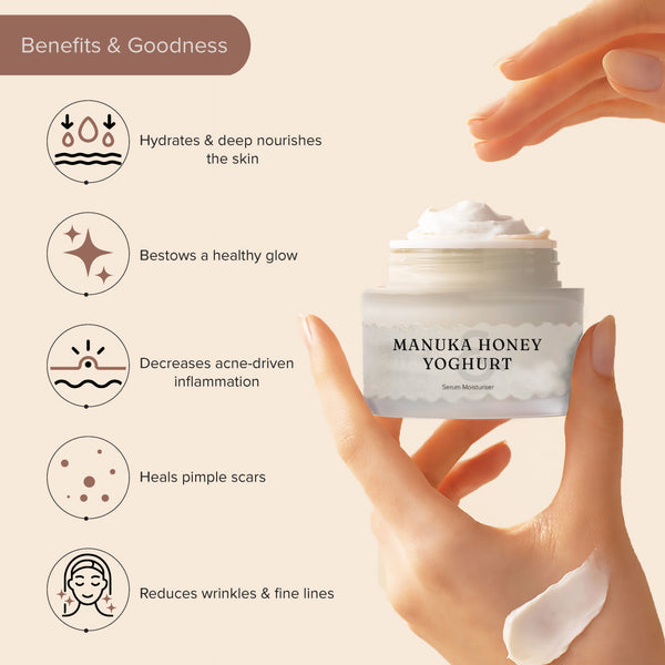 Manuka Honey & Yogurt Serum Moisturiser BOGO