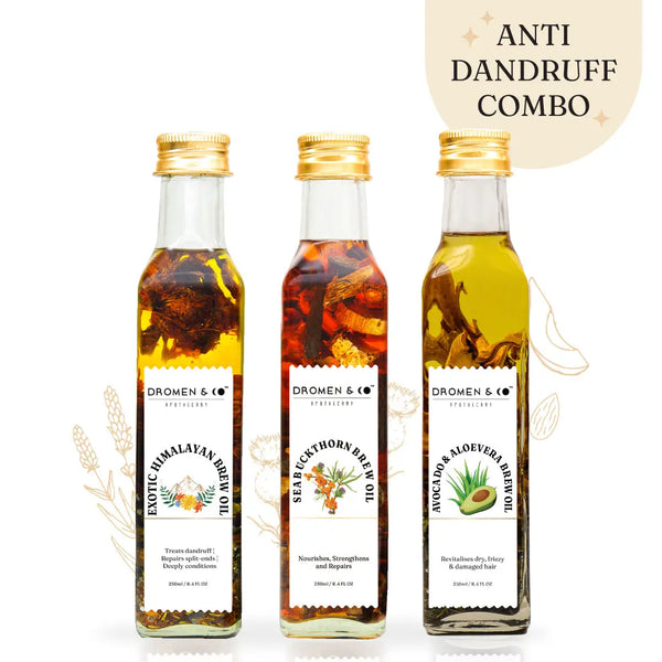 ANTI DANDRUFF COMBO - SAY GOODBYE TO DANDRUFF, DRY & DAMAGED HAIR Dromen & Co