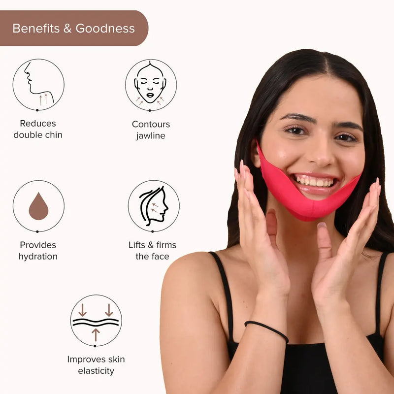 Rose Collagen Chin Mask Dromen & Co