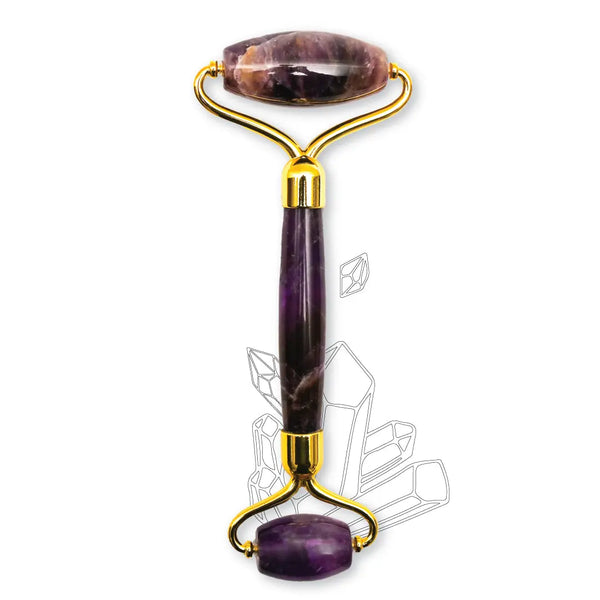 Dromen & Co Amethyst Facial Roller | Face Massager dromenco