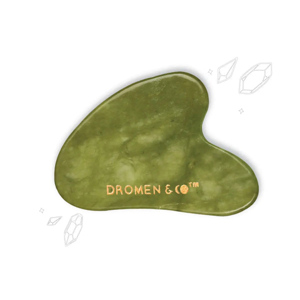 Dromen & Co Jade Gua Sha Stone Face Massager Dromen & Co