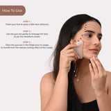 Dromen & Co Rose Quartz Gua Sha Stone | Face Therapy dromenco